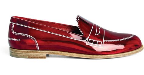 christian louboutin red loafers.